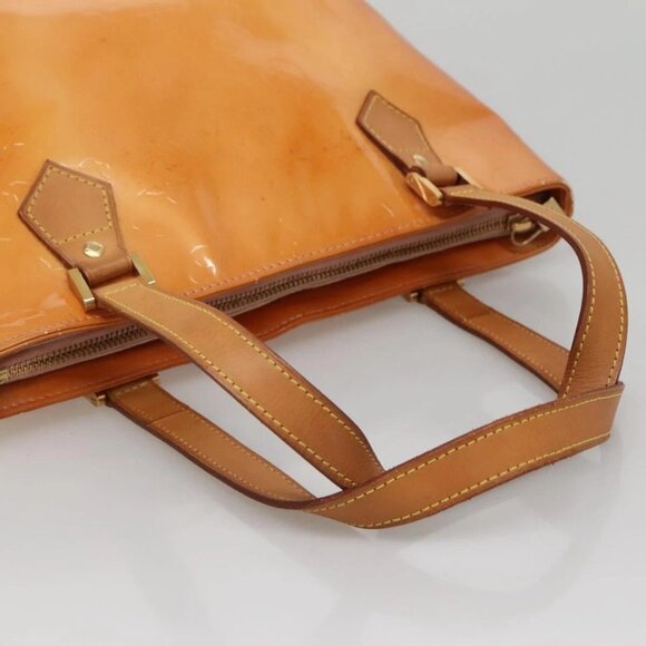 LOUIS VUITTON Monogram Vernis Houston Bag Marshmallow Pink M91302 LV Auth BA3921 - Picture 7 of 16